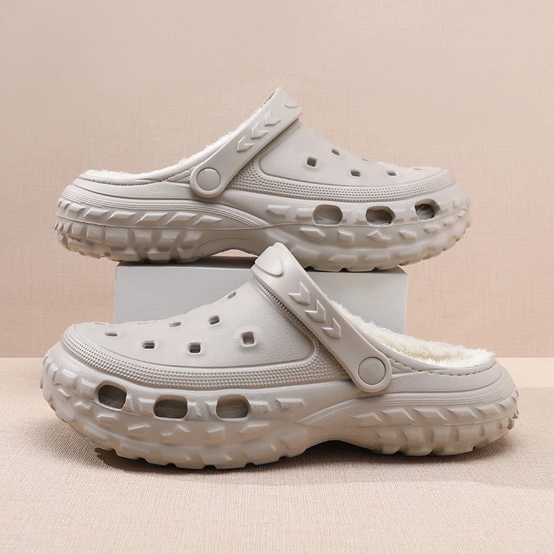 Bequeme Clogs zum Hineinschlüpfen mit Fleece-Futter WW