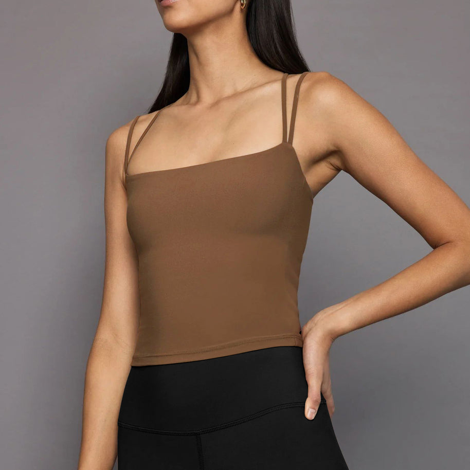 Damen Spaghettiträger Top mit eleganter Silhouette und figurformendem Schnitt WW