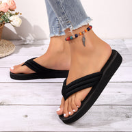Damen Flip-Flops mit ergonomischem Fußbett und rutschfester Sohle WW