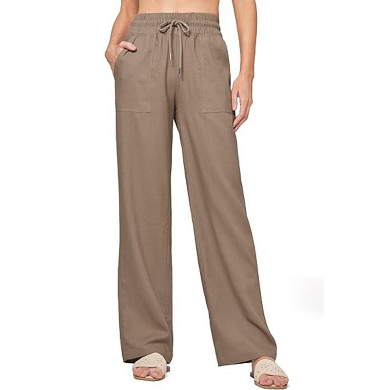 Damen Bequeme Weite Sommerhose WW