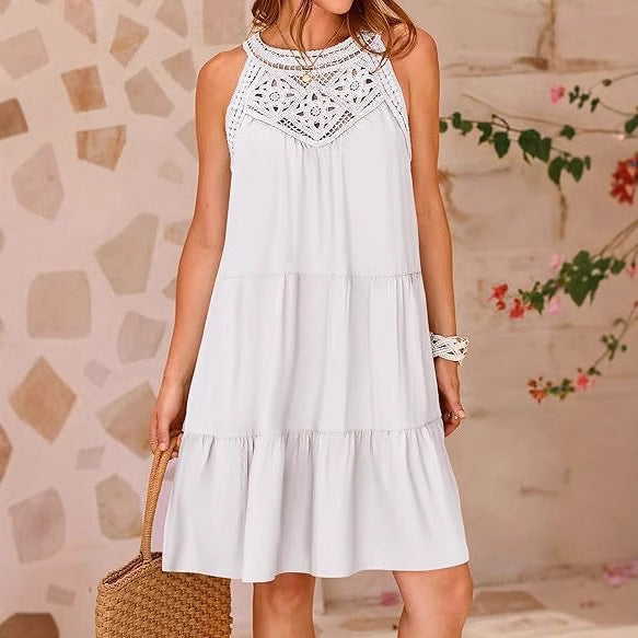 Damen Boho Chic Sommerkleid WW
