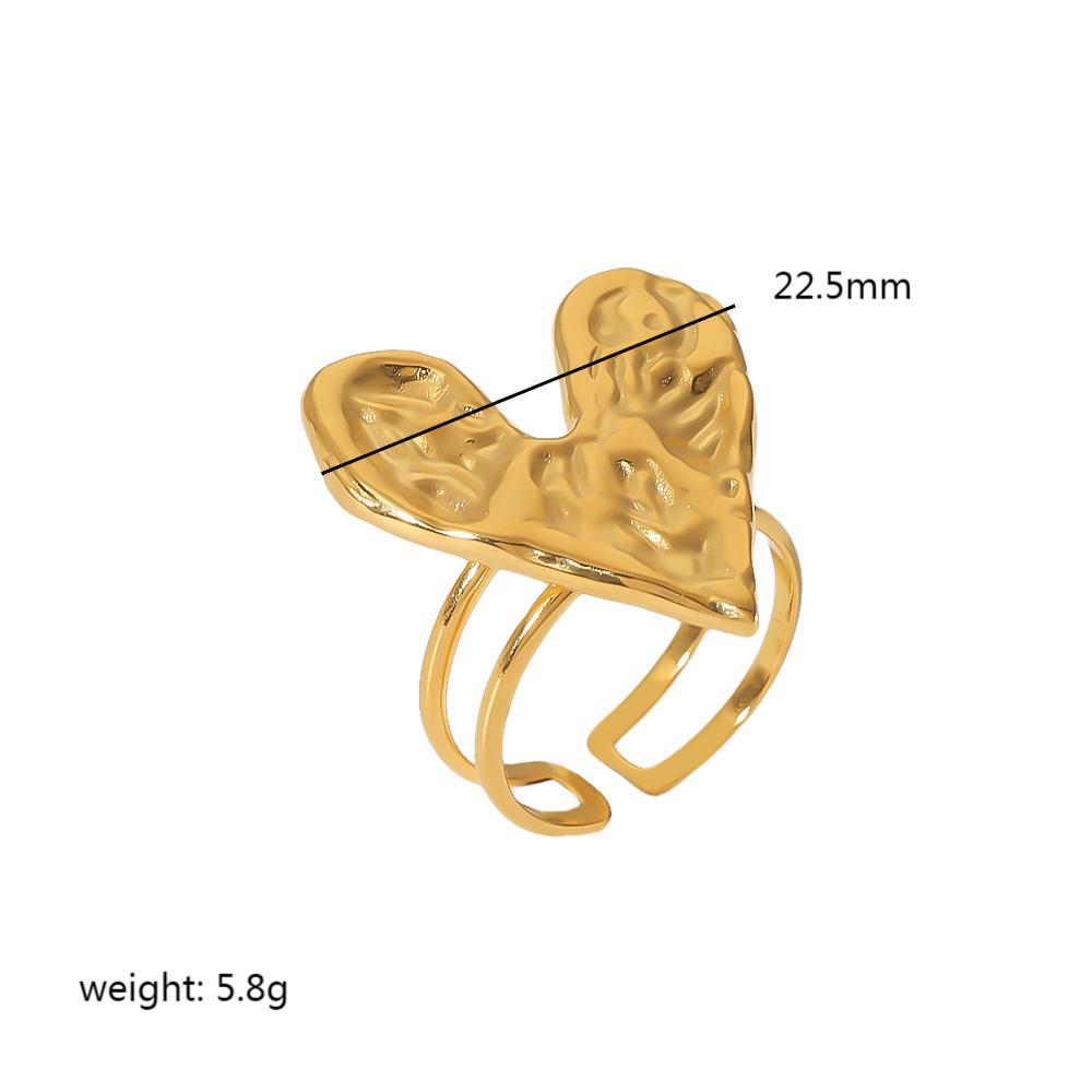 WW | Weinlese Luxe 18k Goldene Herz Schmucksatz Für Damen