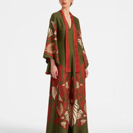 WW | Bedrucktes Dreiviertelarmkleid