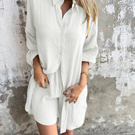 Damen luftige Sommerbluse