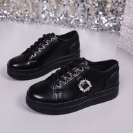 Damen Mode Plattform Sneaker WW