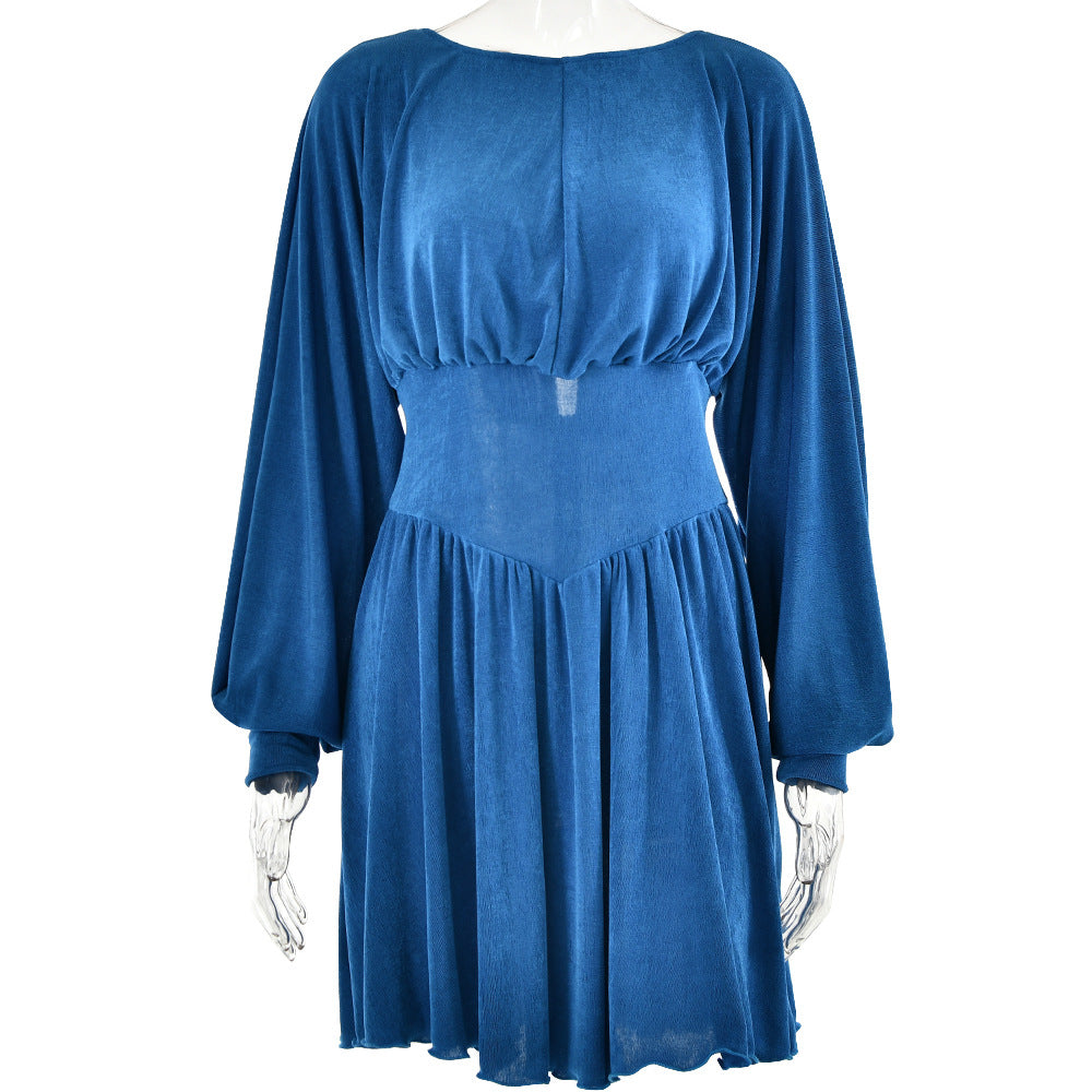 Damen Abendkleid mit weitem Ärmeldesign und schmeichelndem Schnitt W&W