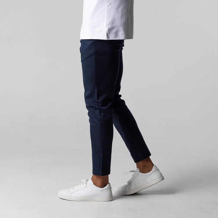 Herren moderne Slim-Fit Anzughose mit Stretchanteil WW