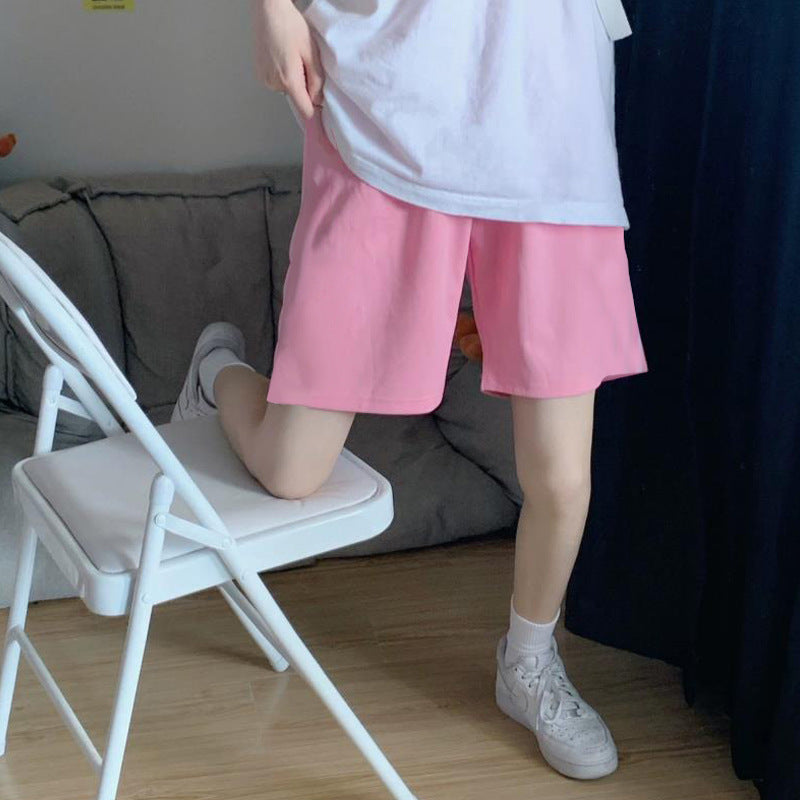 Femme Klassische Hochtaillierte Lounge Shorts WW