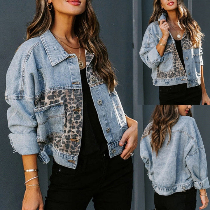 Damen lässige Jacke mit modernen Mustern W&W Mode