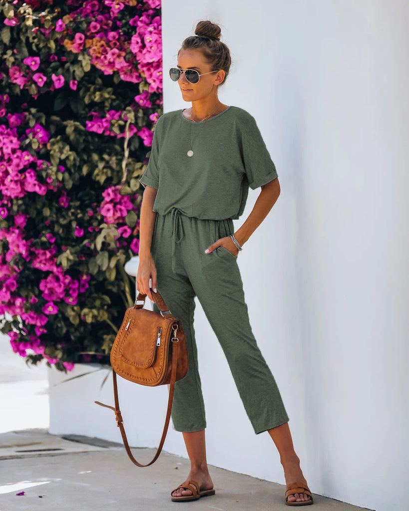 Damen Jumpsuit mit lässigem Schnitt und praktischen Details WW