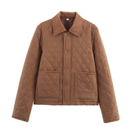 Damen Steppjacke mit strukturiertem Kragen und praktischen Taschen WW