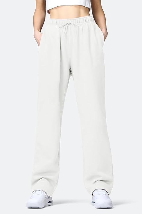 Damen Bequeme Freizeithose mit elastischem Bund und seitlichen Taschen W&W Mode