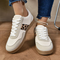 Damen Stilvolle Tierdruck Sneaker WW