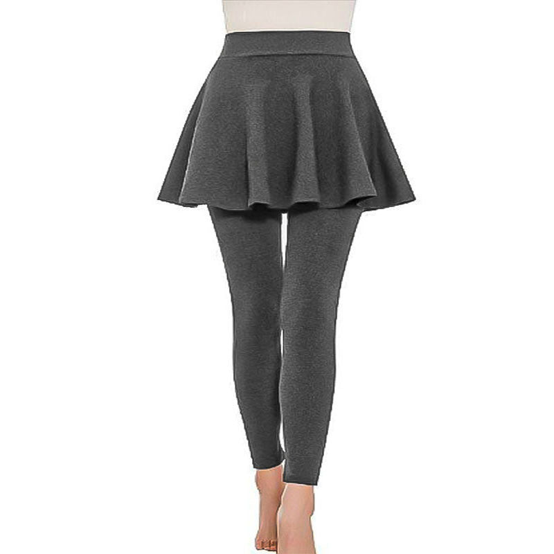 Damen Leggings mit schwingendem Rock WW