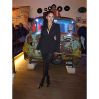 Damen stilvolle Blazerjacke mit rüschenförmigen Auschnitten und tailliertem Schnitt WW