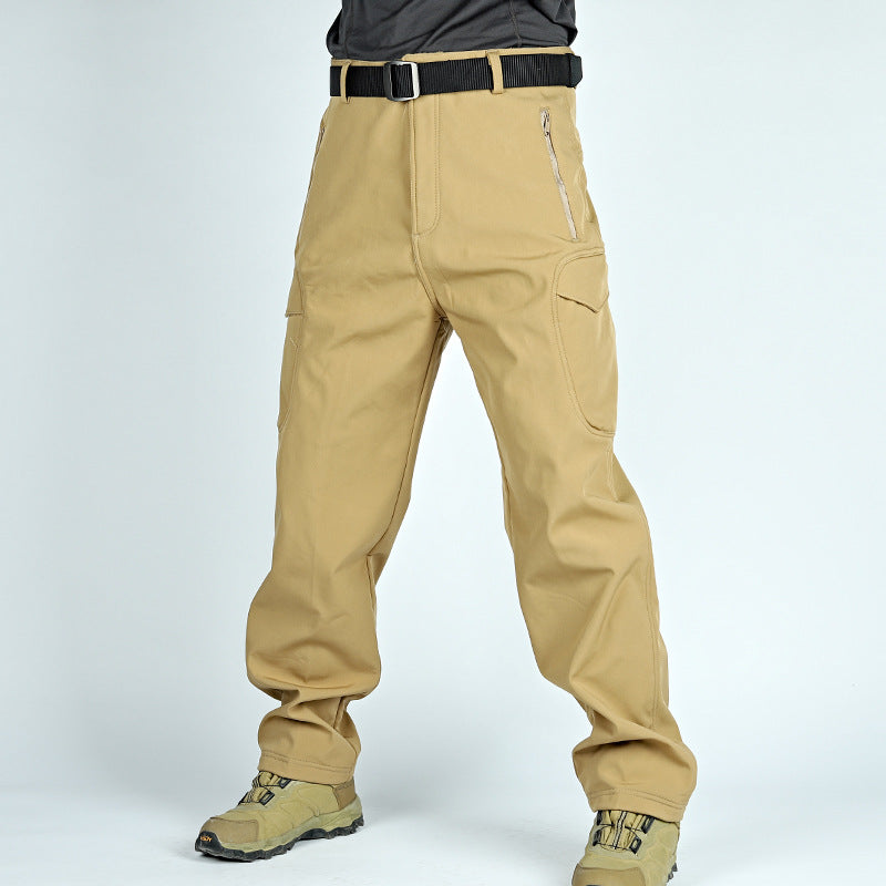 WW | Softshell Hose Für Männer Mit Mehreren Taschen Und Futter