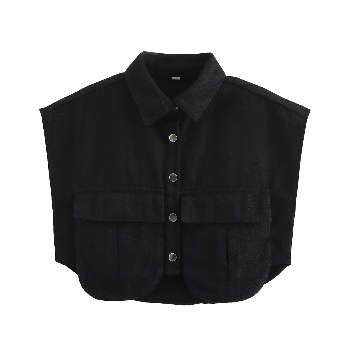 Damen ärmellose Utility-Bluse mit Taschen WW