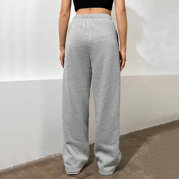 Damen weite Freizeithose aus komfortablem Sweatmaterial W&W Mode