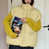 Damen Wattierte Freizeitweste mit hochabschließendem Kragen und praktischen Eingrifftaschen WW