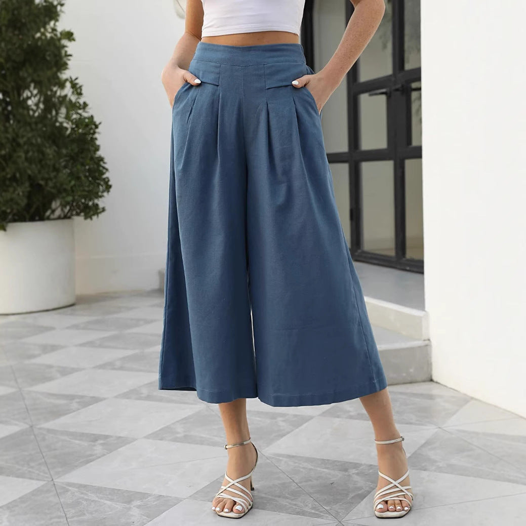Damen Weite Culotte mit elegantem Schnitt WW