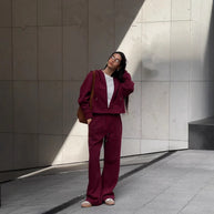 Damen Sportliche Kapuzenjacke WW