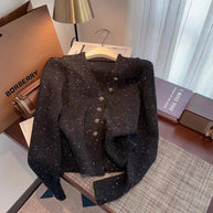 Damen Strickjacke mit dekorativen Knopfdetails WW