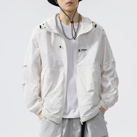 Herren Funktionsjacke mit belüftetem Design und verstellbarem Kragen WW