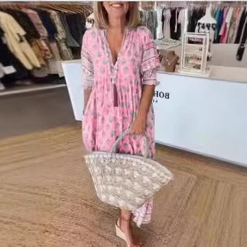 Damen Sommerkleid mit eleganten Detail WW