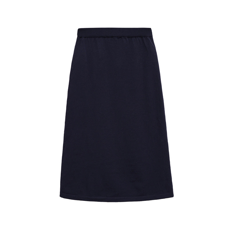 Damen Bequemer Jersey-Rock mit elastischem Bund WW