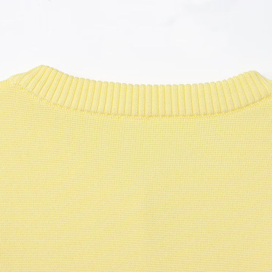 Damen Strickjacke mit elegantem Knopfdesign und praktischen Taschen WW