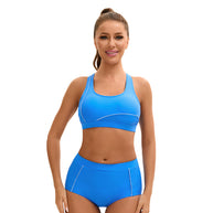Damen Sportliches Bikini-Set mit hochelastischem Material und figurbetontem Schnitt WW