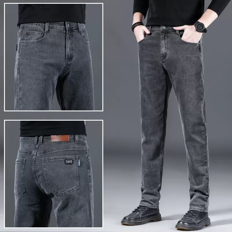 Herren modische Slim-Fit Jeans aus weichem Denim WW
