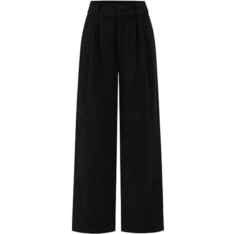 Damen modische plissierte Hose mit weitem Bein WW