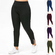 Damen Sportleggings mit eleganten Schnürdetails WW