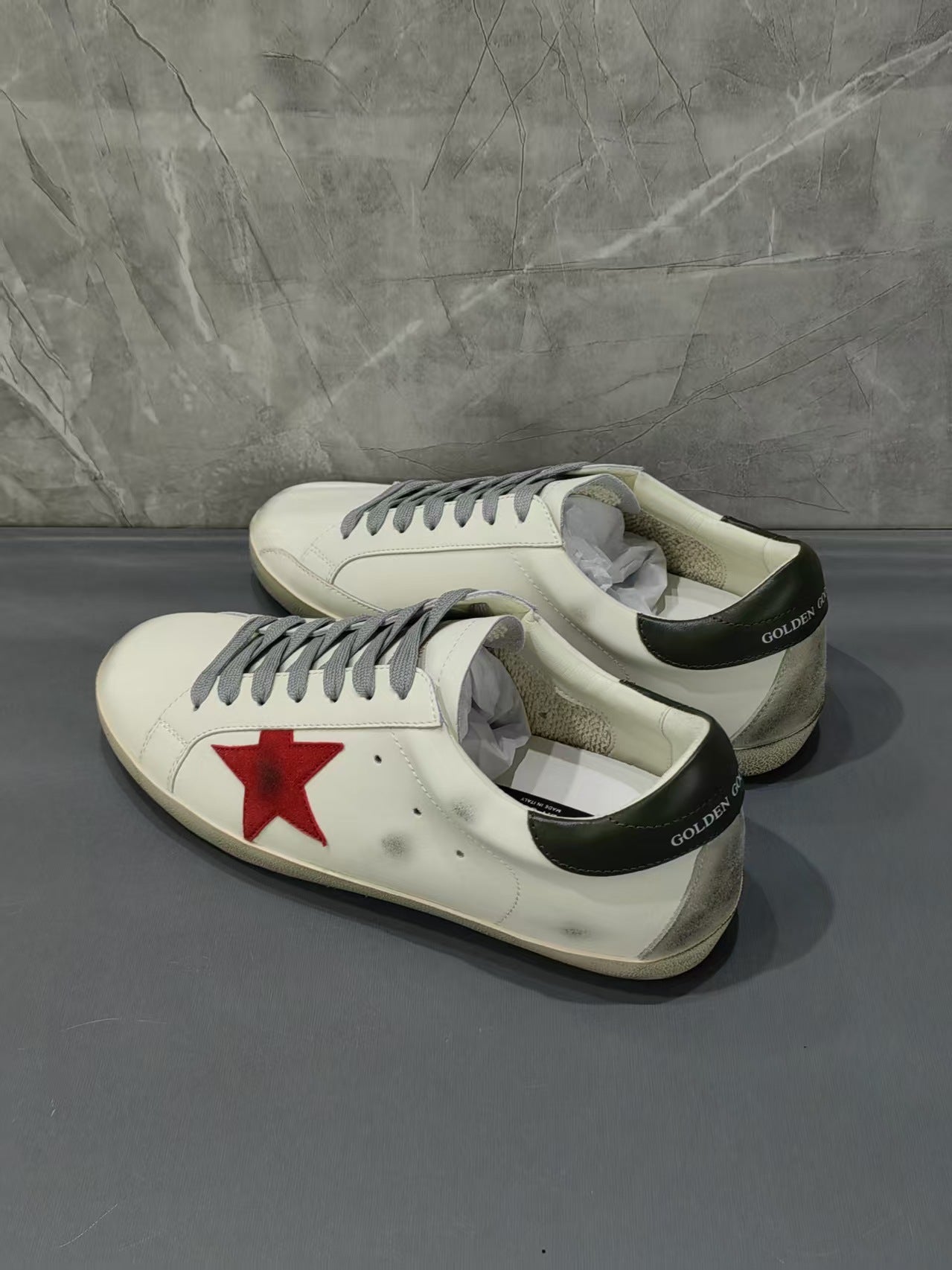 Männer Freizeit Leder Sneaker WW