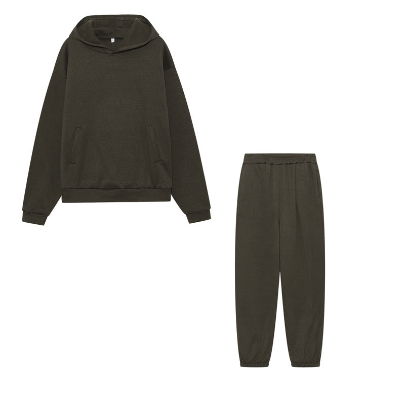 Damen Sportliches Set mit Hoodie und Jogginghose W&W Mode