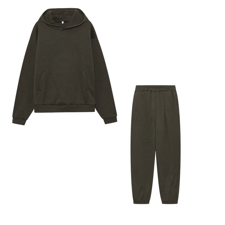 Damen Sportliches Set mit Hoodie und Jogginghose W&W Mode