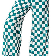 Damen Karierte Palazzo-Hose mit elastischem Bund und praktischen Seitentaschen WW