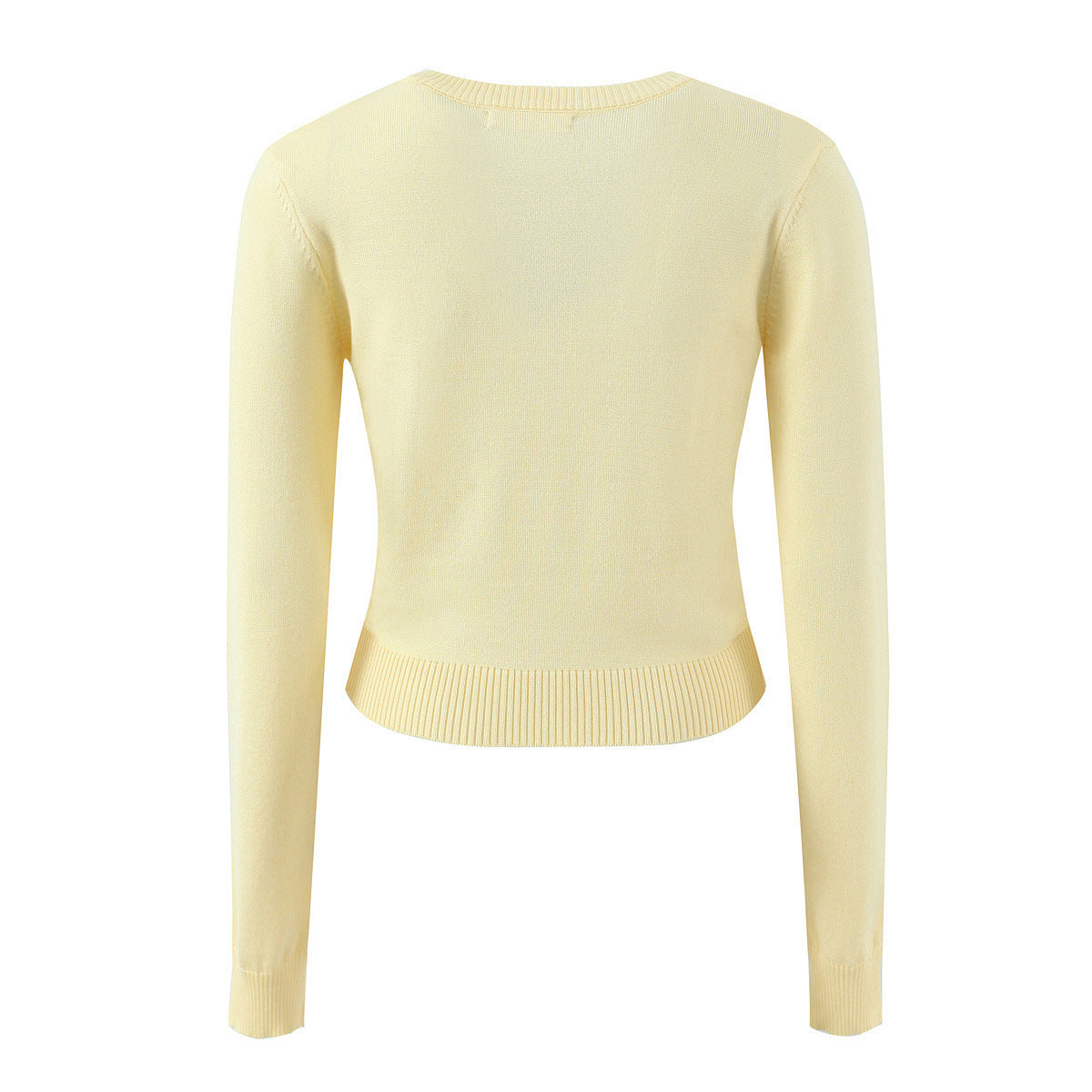 Damen Strickjacke mit eleganten Knöpfen und figurfreundlichem Schnitt WW