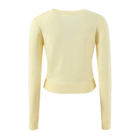 Damen Strickjacke mit eleganten Knöpfen und figurfreundlichem Schnitt WW