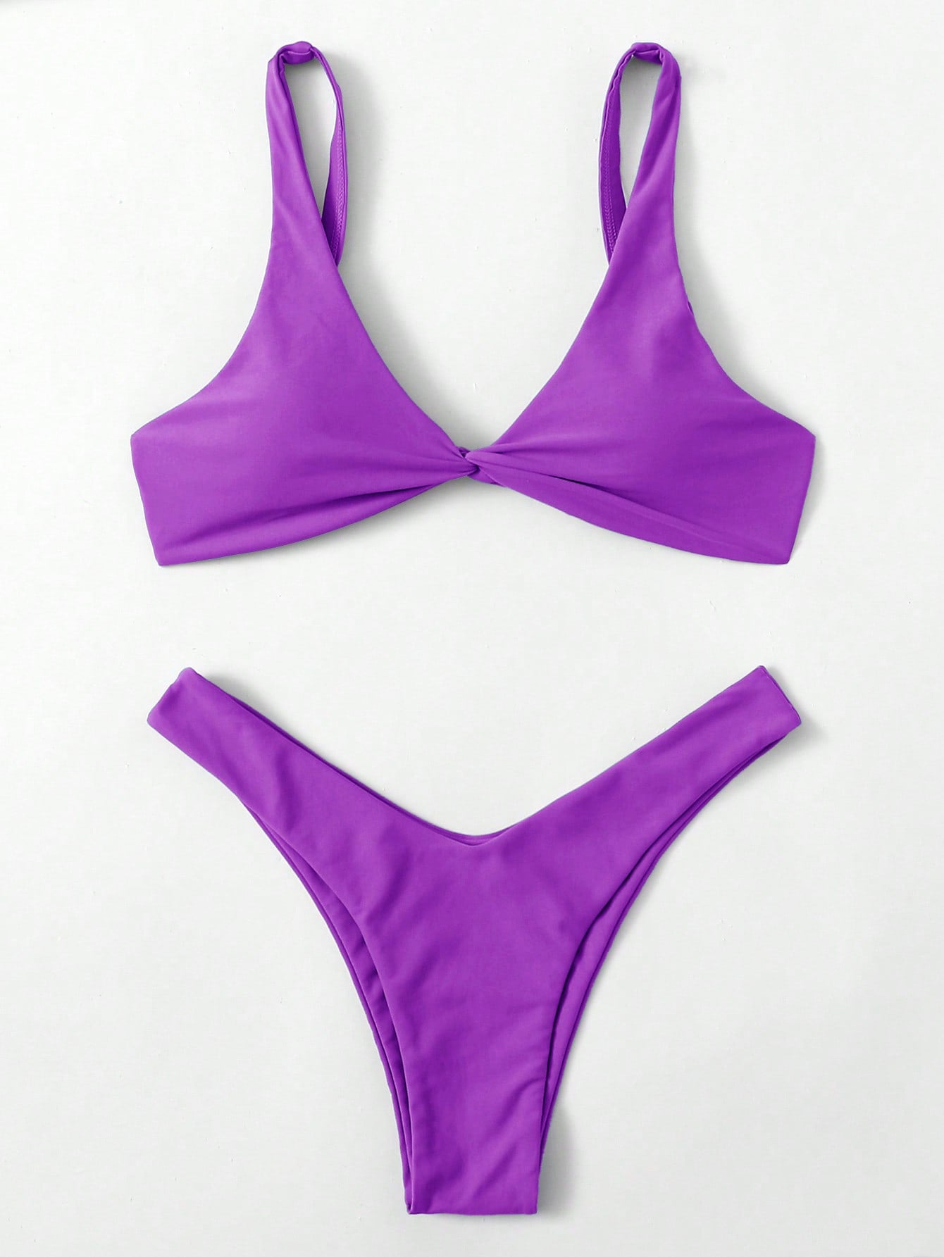 WW – Bügel-Bikini-Set: Push-up-BH und Tanga-Bademode für Damen