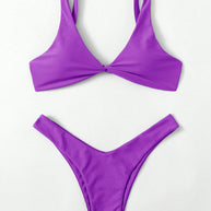 WW – Bügel-Bikini-Set: Push-up-BH und Tanga-Bademode für Damen