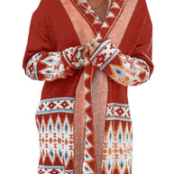 Damen Cardigan mit kunstvollem Muster und weichem Material WW