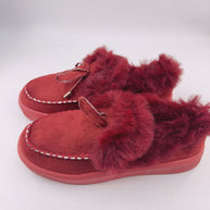 Damen Bequeme Hausschuhe mit flauschigem Innenfutter und modischem Schnitt WW