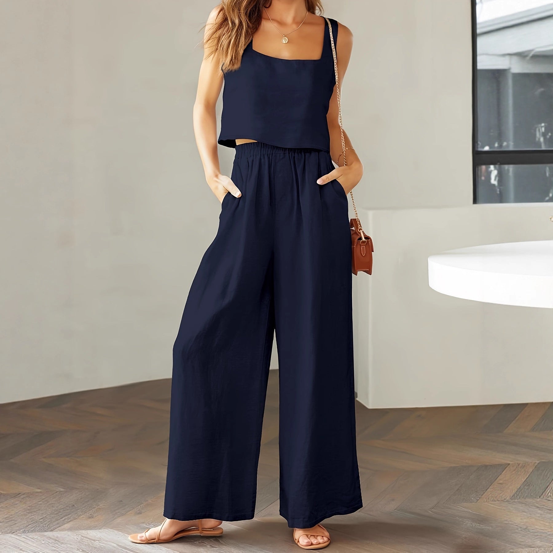 Damen Weitgeschnittene Jumpsuit WW
