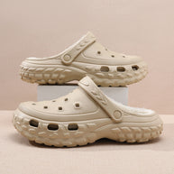 Bequeme Clogs zum Hineinschlüpfen mit Fleece-Futter WW