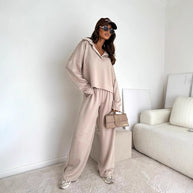 Damen Relaxed-Fit Poloshirt mit Knopfleiste und weiten Ärmeln WW