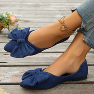 Damen Ballerina-Schuhe mit elegantem Schleifendetail und rutschfester Sohle WW