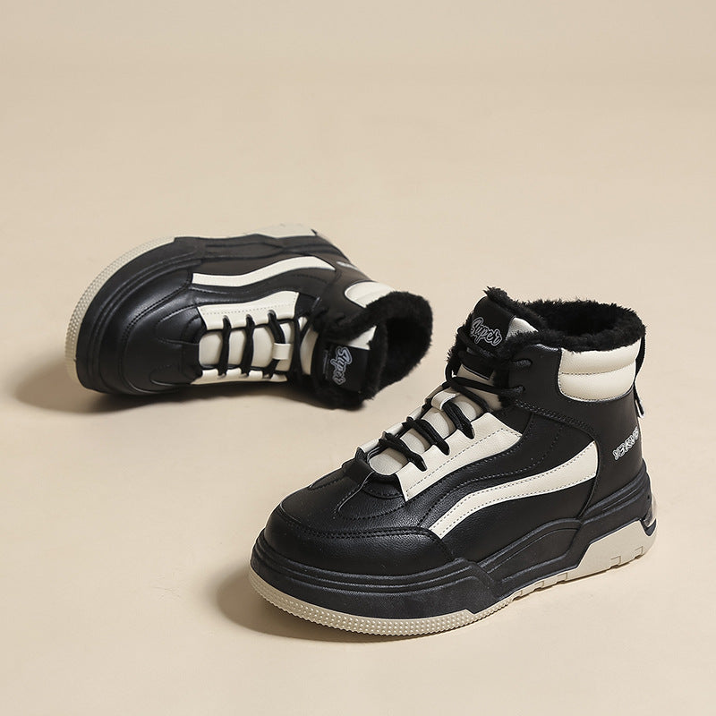 Damen Thermo Sneakers mit gefüttertem Schaft und rutschfester Sohle WW