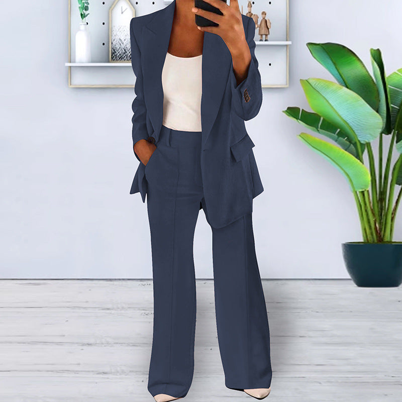 WW | Revers Slim Fit Cardigan Elegantes Anzug Set